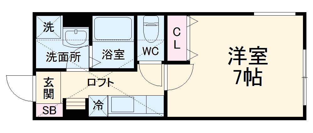 Bijoux Deux大倉山の間取り