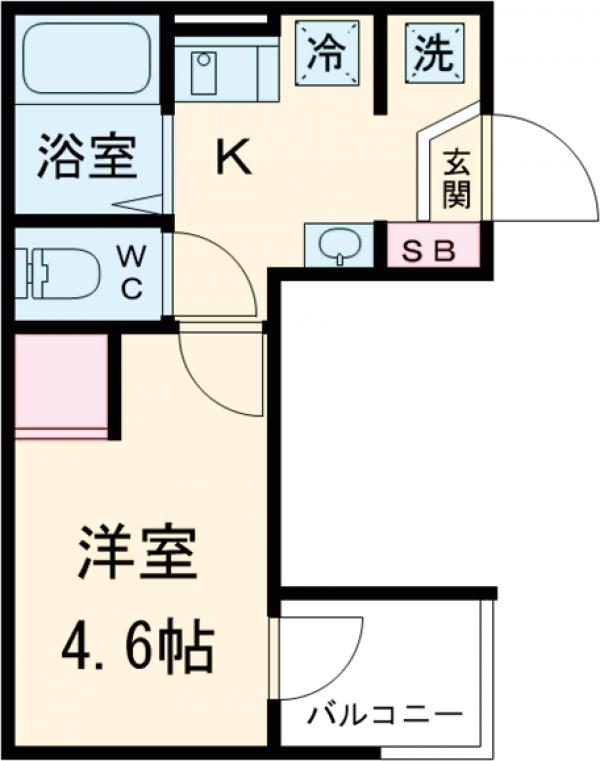アリビオハイムの間取り