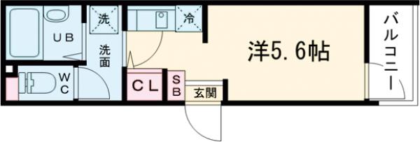 アリビオハイムの間取り