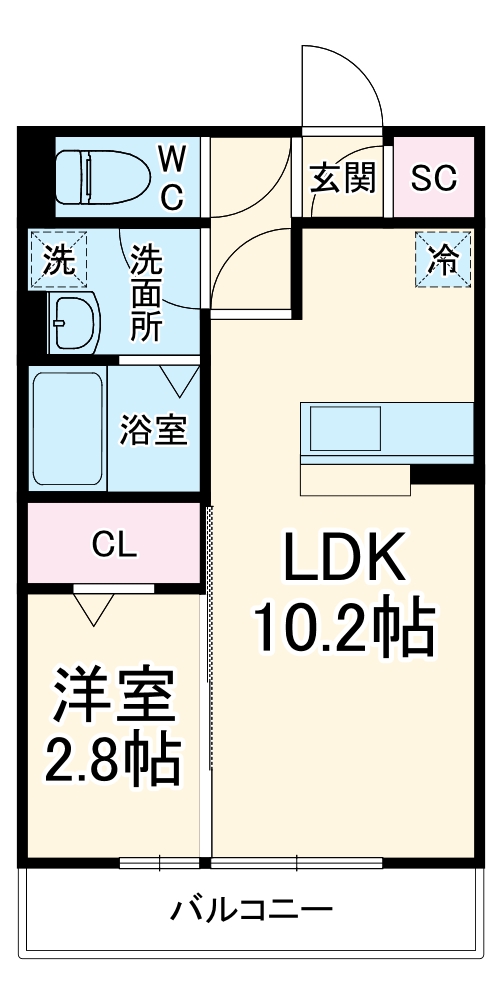 グランドゥール三笠山の間取り