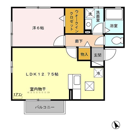 カーサ・ミリオーレ IIの間取り