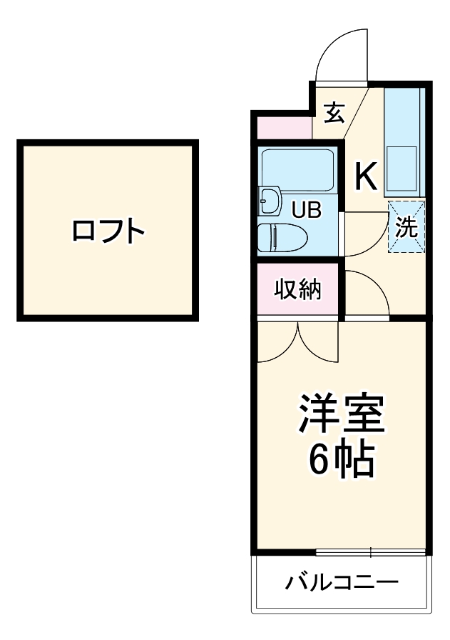 ヴィラ湘南台の間取り