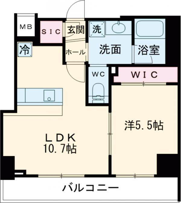 ケルスコート笹塚の間取り