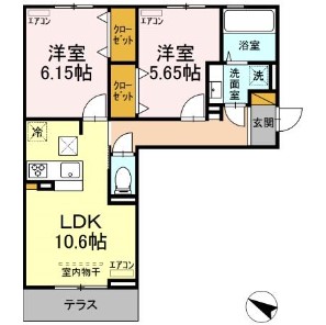 BLESS 蘇我の間取り