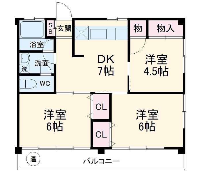 日吉レジデンスの間取り