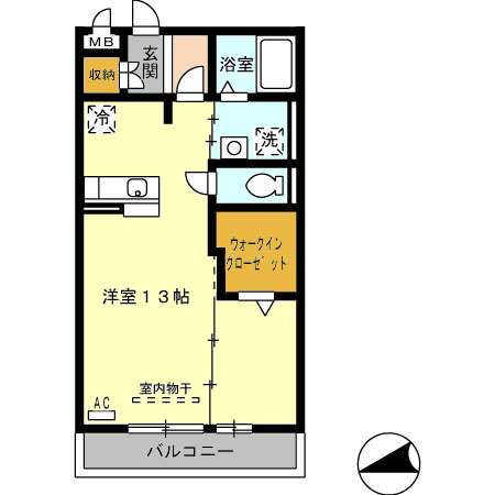 アミティエ（ヨネヤマチョウ）の間取り