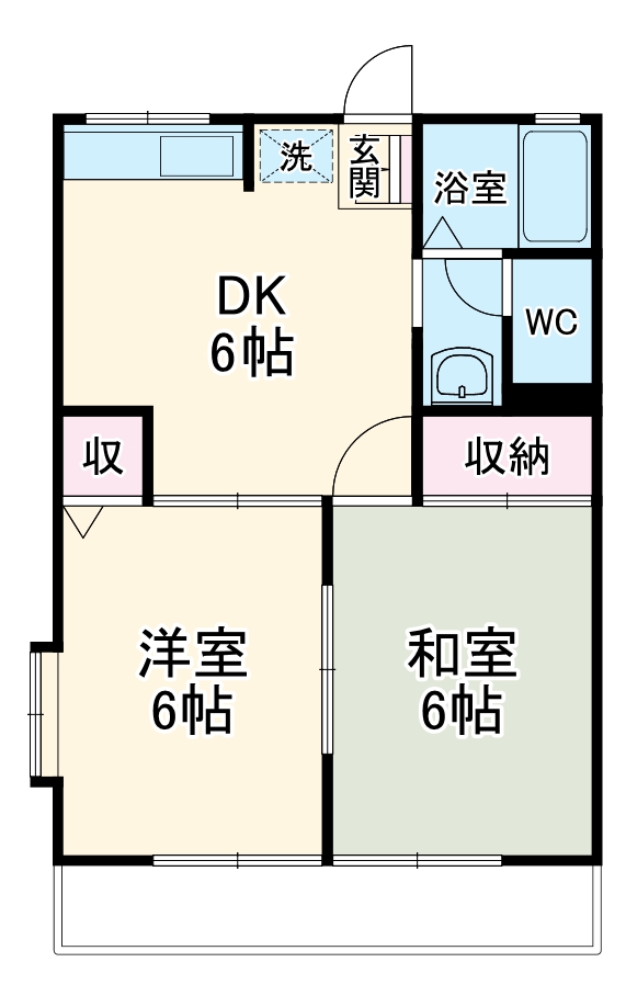 パレスエンドウBの間取り