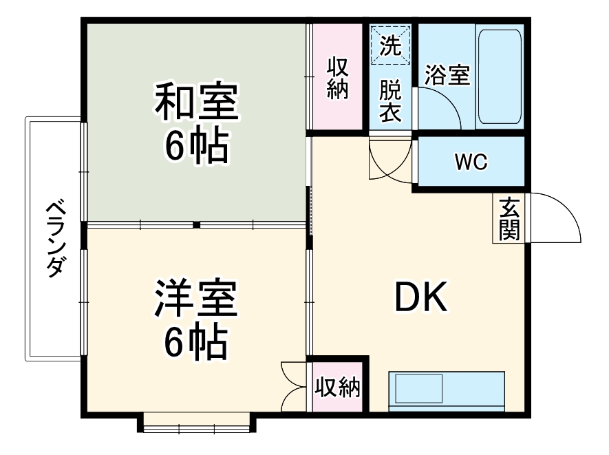 ハイツヒロの間取り
