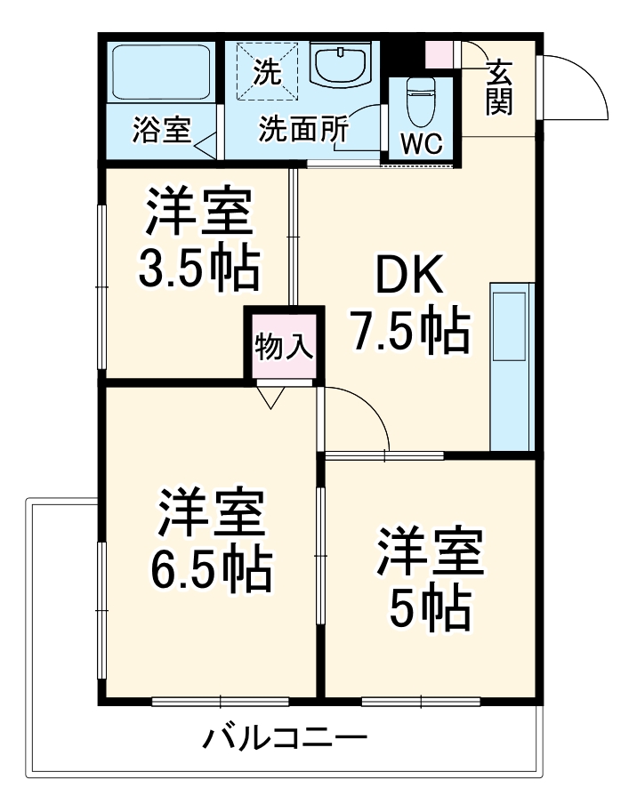第5菊屋ビルの間取り