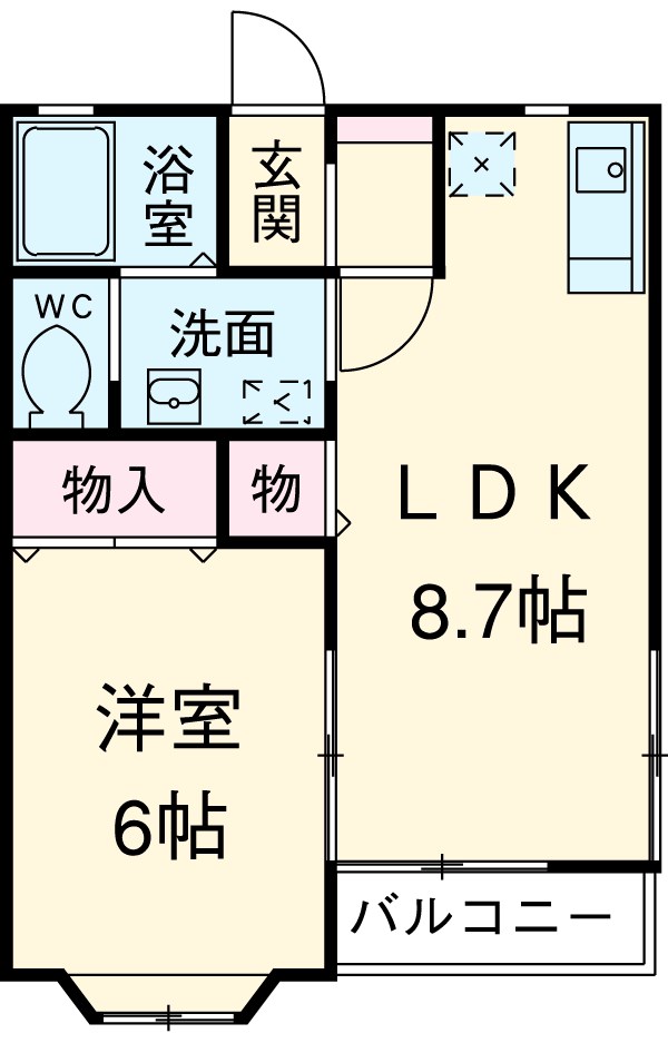 ファースト M&Eの間取り