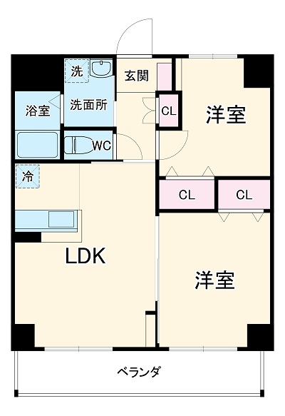 Azalea八田の間取り