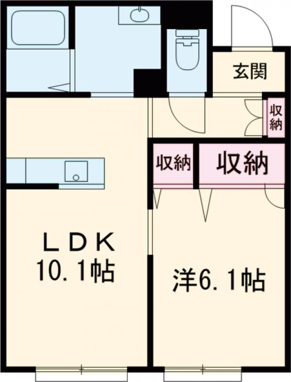 ルーシーエメラルドの間取り