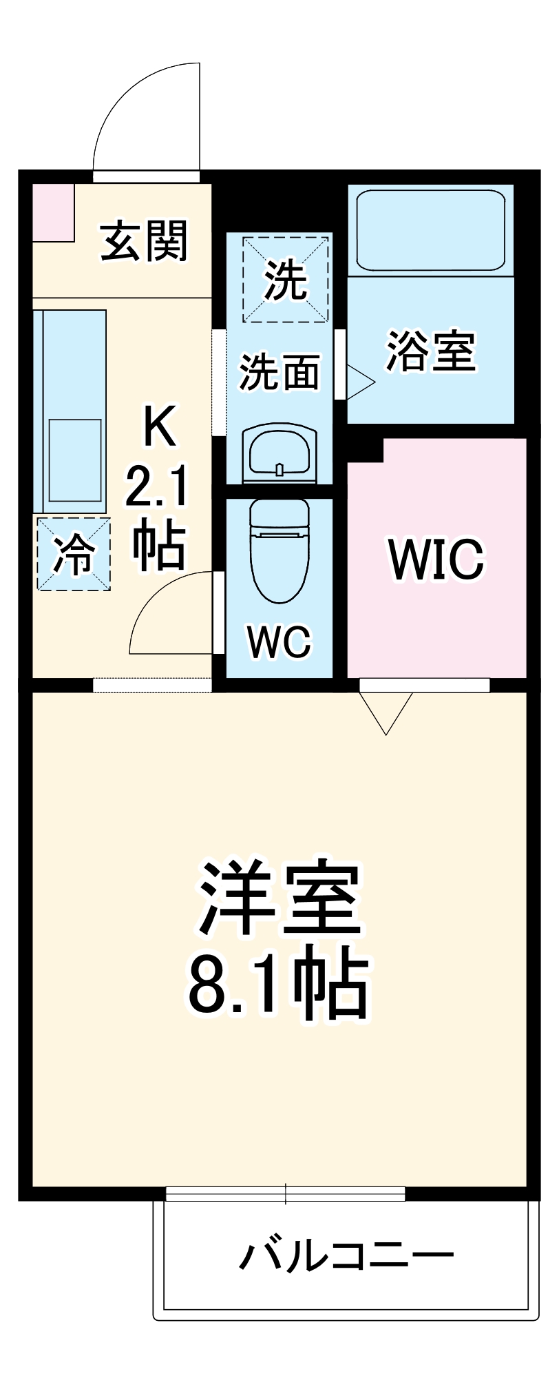 K’s HOUSE Bの間取り