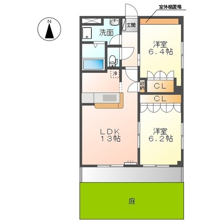 サウスビューの間取り