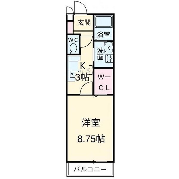 MAISON　AYANA・203号室の間取り