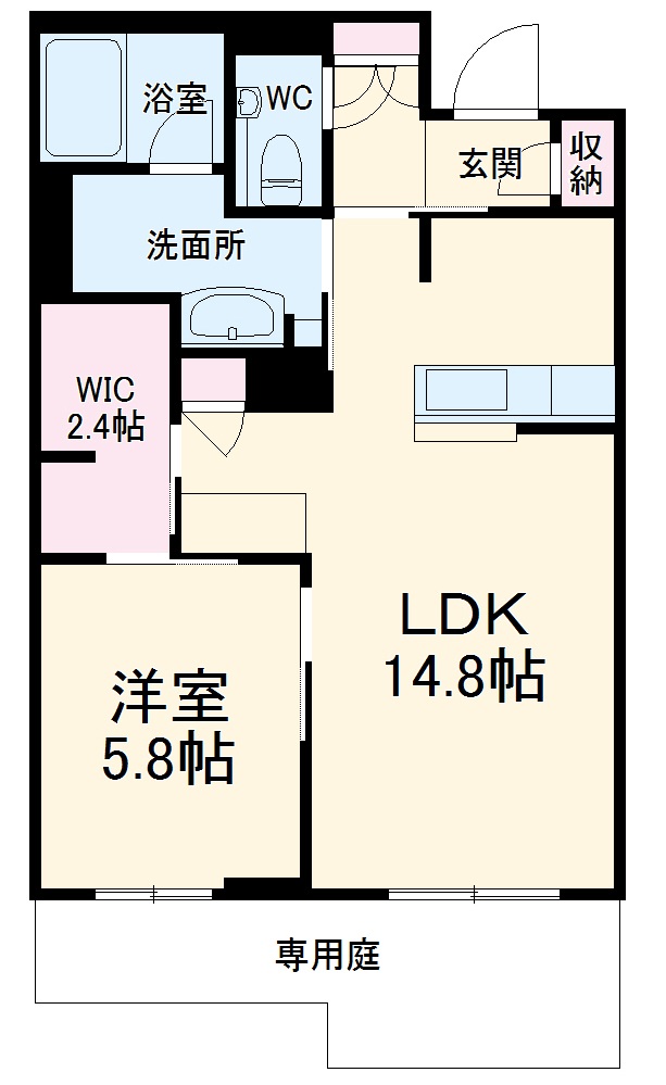 comfarmⅡの間取り