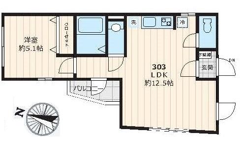 ボウ ベルズ ハウス笹塚の間取り