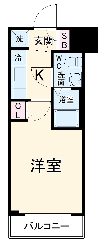 ラフィスタ川口の間取り