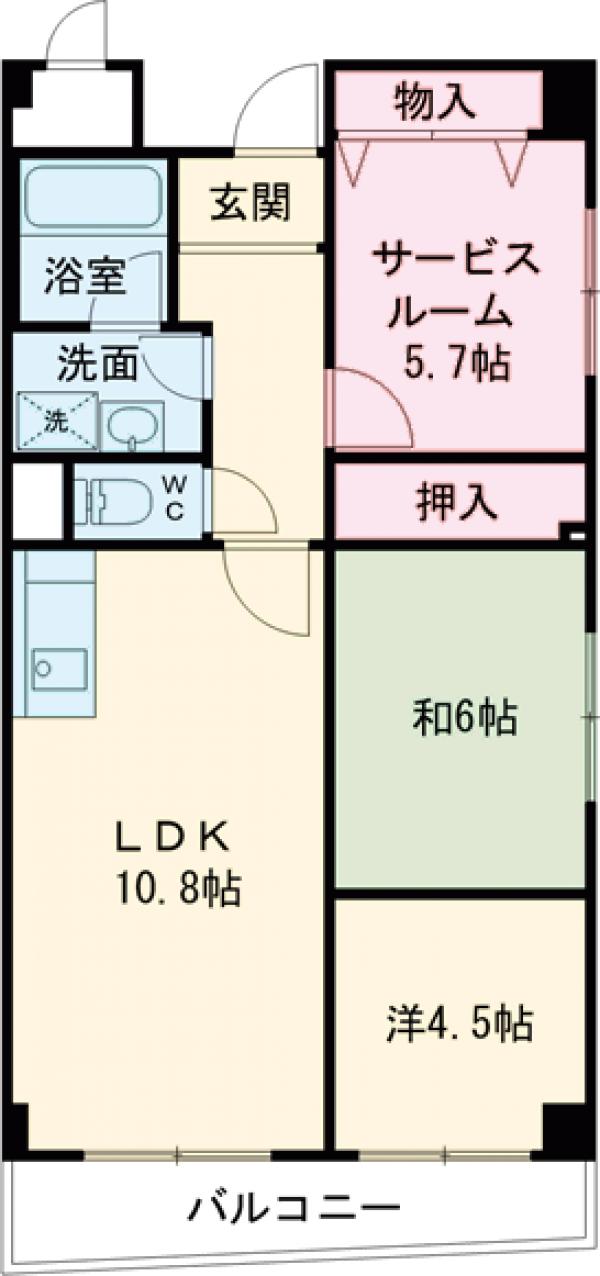 ルミエール南摂津の間取り
