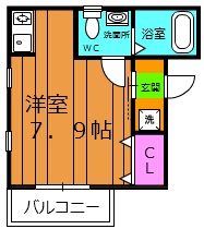 Aera鬼高の間取り