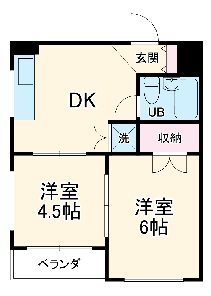 アビタシオン元町の間取り