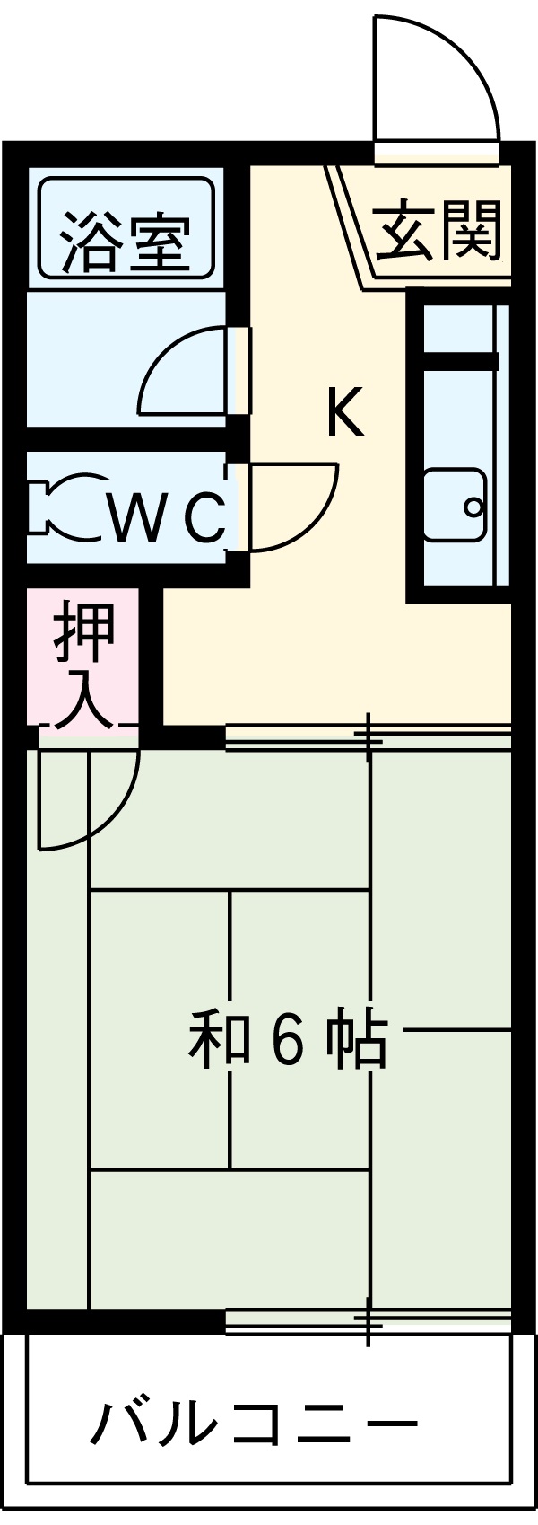 フォーブル松葉の間取り