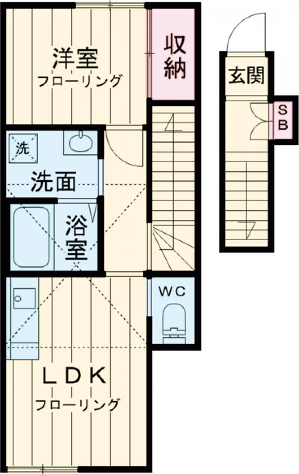 casa bonheurの間取り