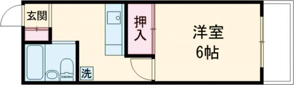 コーポセブンの間取り