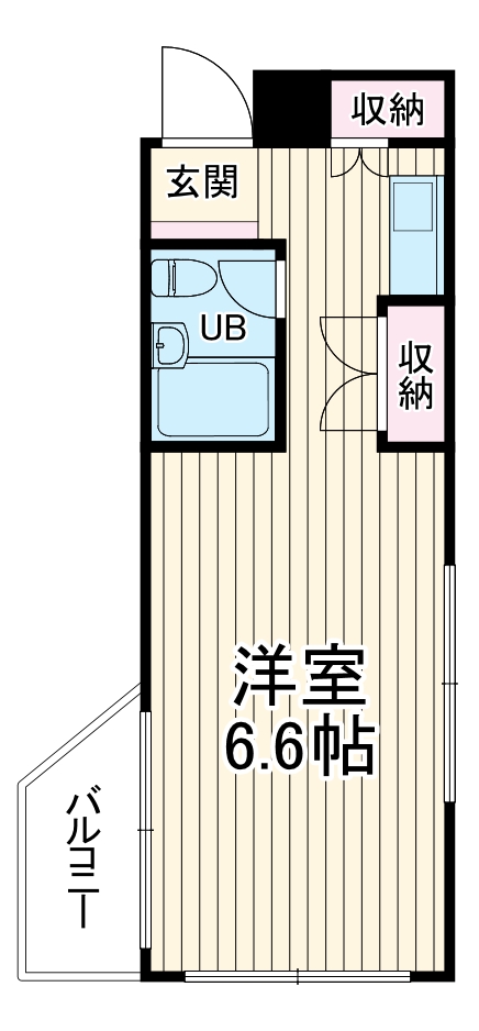 メゾン所沢の間取り