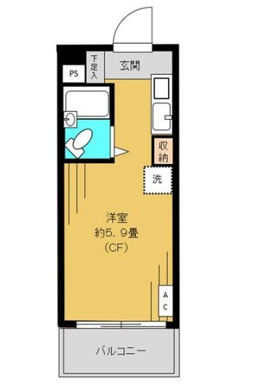 メゾン所沢の間取り