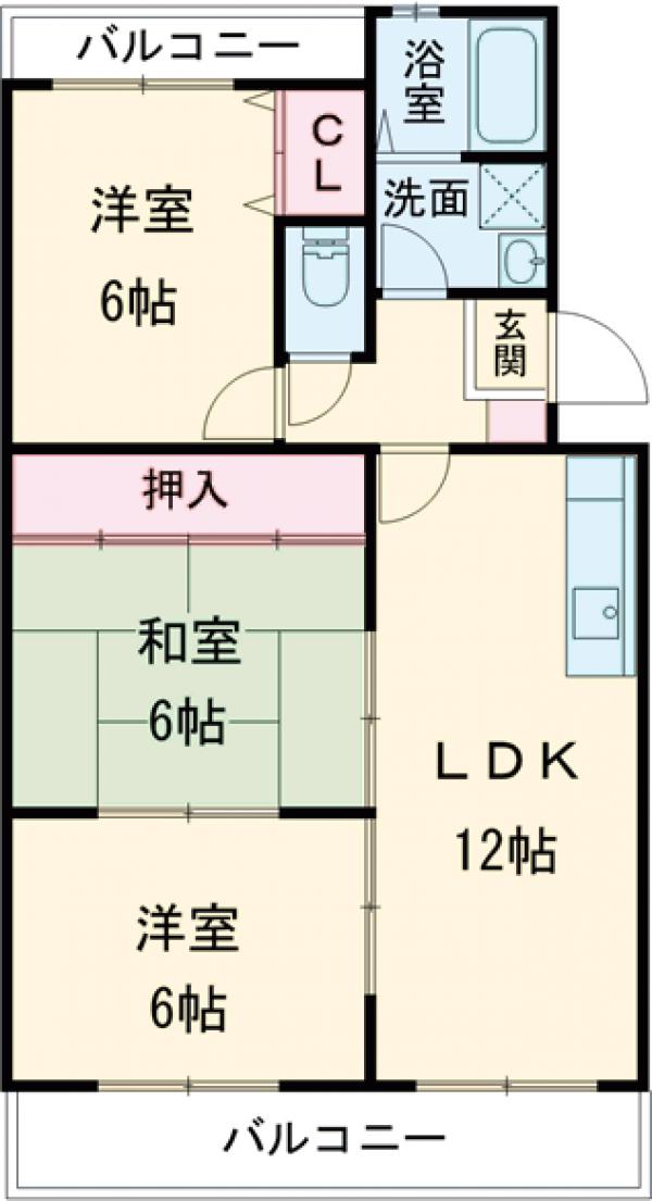ローヤル南福岡の間取り