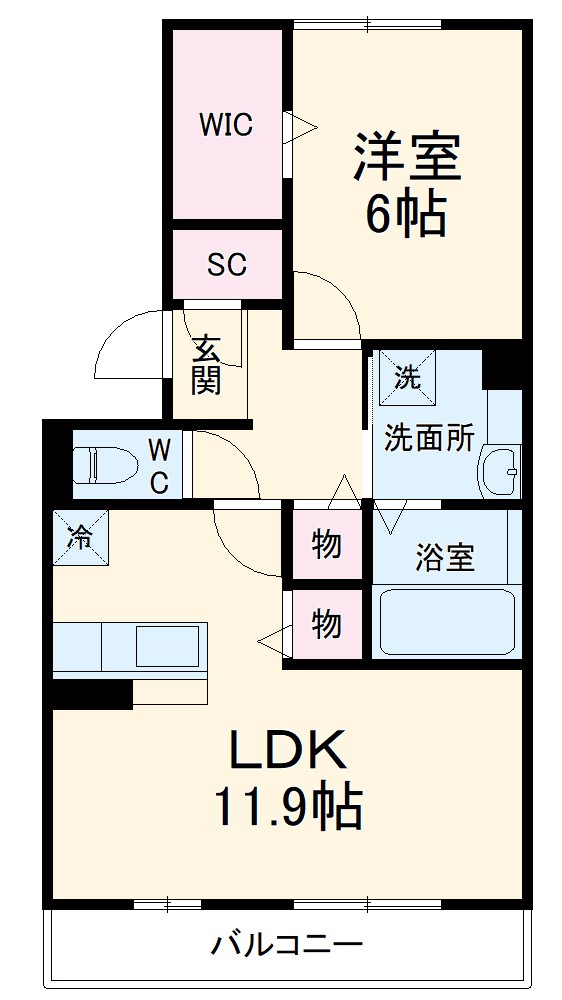 匠乃館 Bの間取り