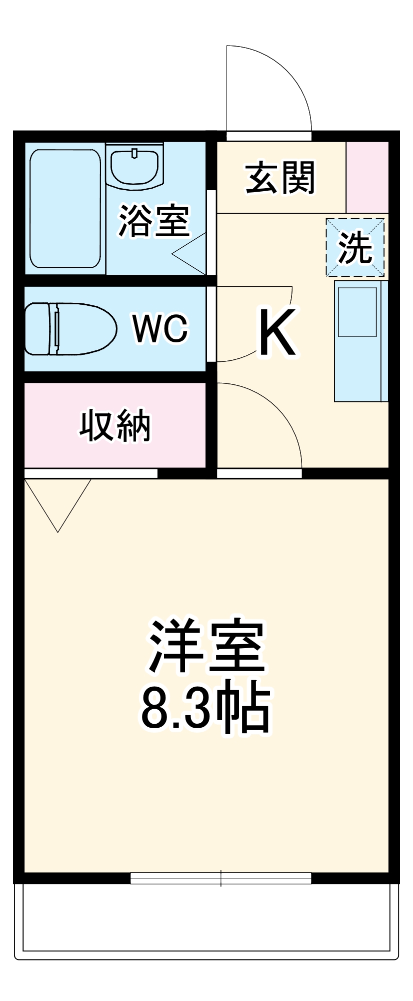 ミューズイン御津の間取り