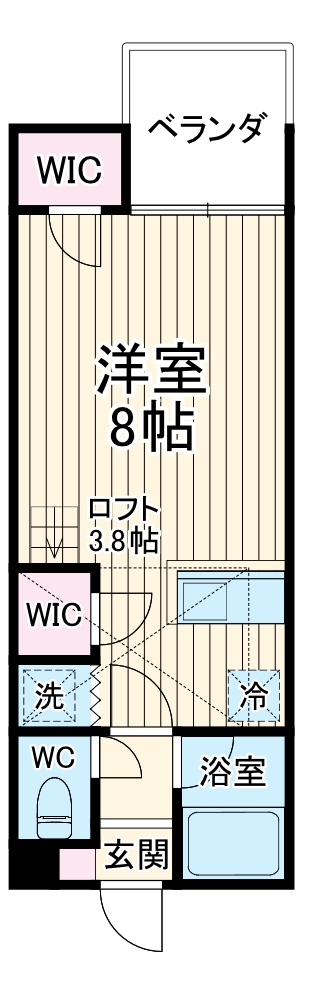 セザンヌ牛久保の間取り