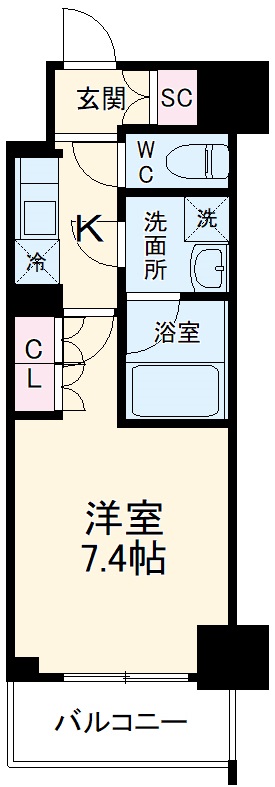 オープンブルーム川口の間取り