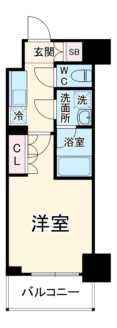 オープンブルーム川口の間取り