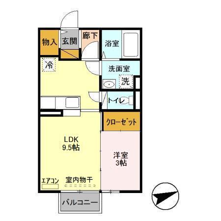 サリーレ Ⅲの間取り