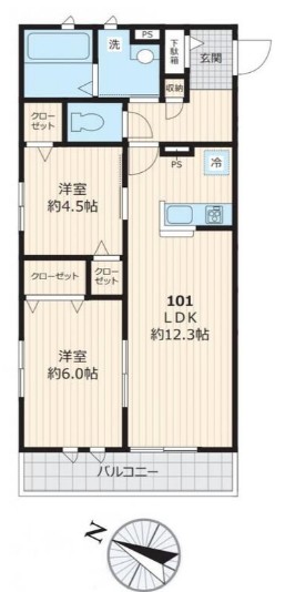 グレイス芝久保の間取り