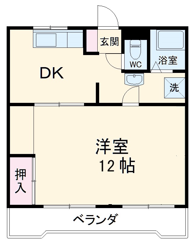 コーポ前田の間取り