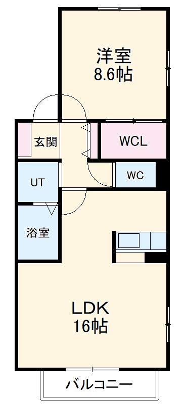 REJION滝ノ水 の間取り