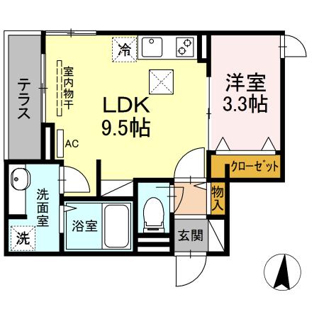 フルーヴの間取り