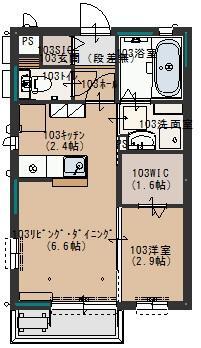 ウェルヴィラKAZUの間取り