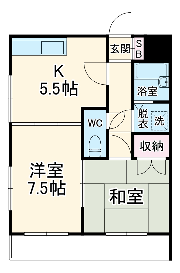 クレメゾン天沼の間取り