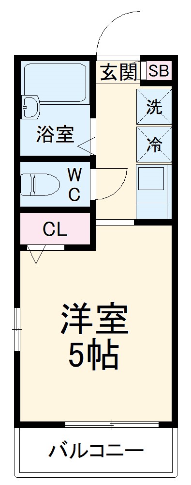 メルディア与野本町ⅡAの間取り