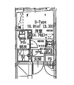 セレフォート蒲田の間取り