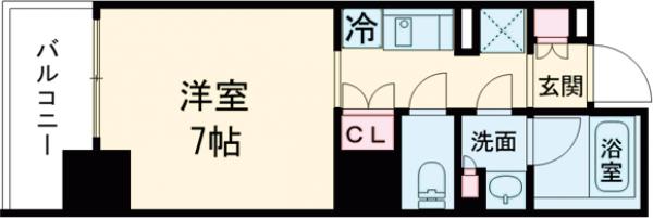 クレストコート中野の間取り