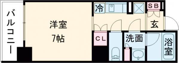 クレストコート中野の間取り