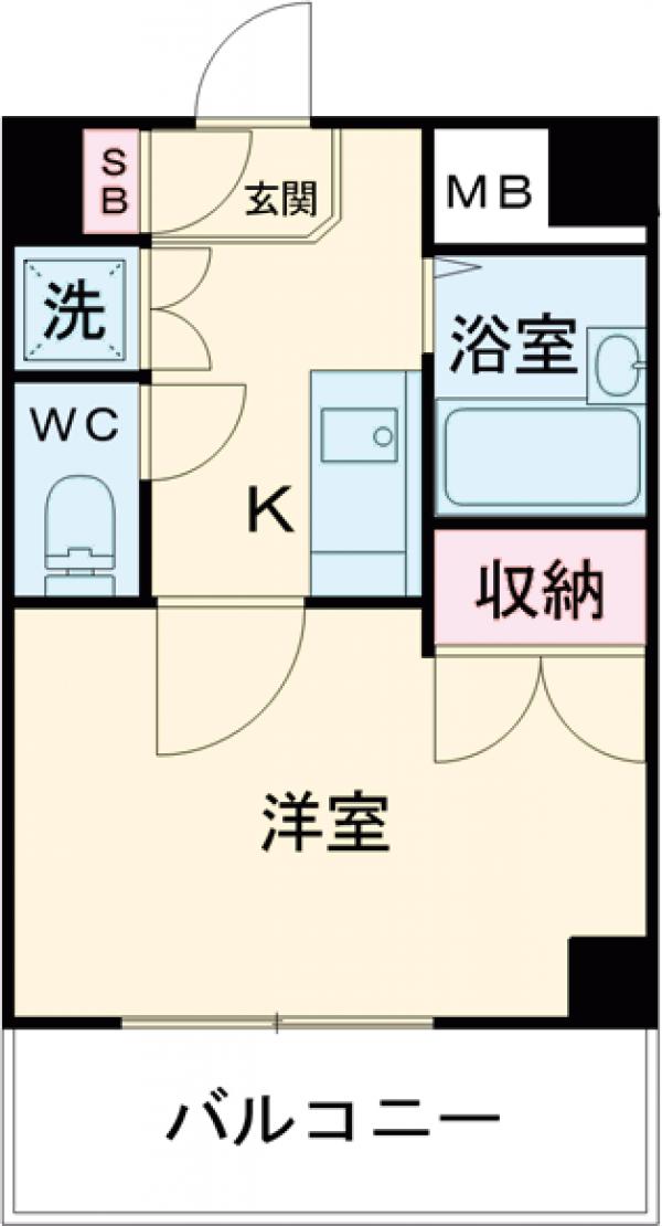 プレール中村橋の間取り