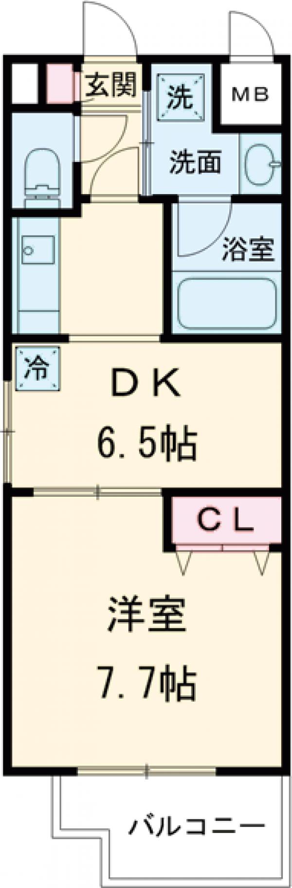 ネオコート早稲田の間取り
