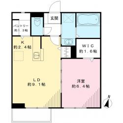 グレイス見川 Cの間取り